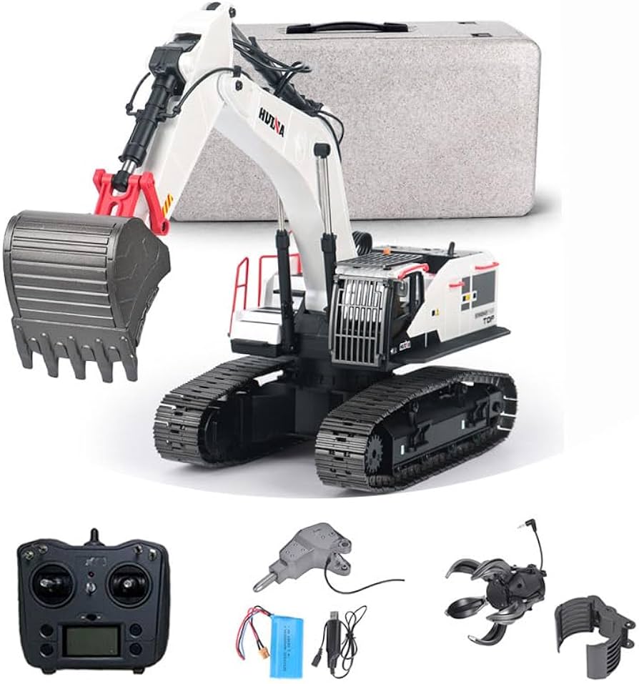 Amazon.com: TOUCAN RC HOBBY 1/14 HUINA RC Metal Excavator Model